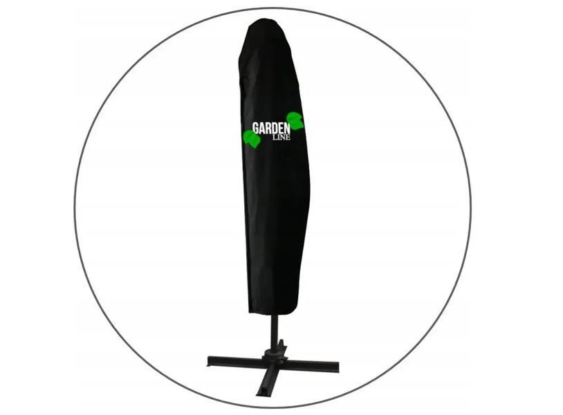 Зонтик садовый Garden Line BANANA GAO2859 300&times;250 см с LED-подсветкой, зеленый GAO2859 фото